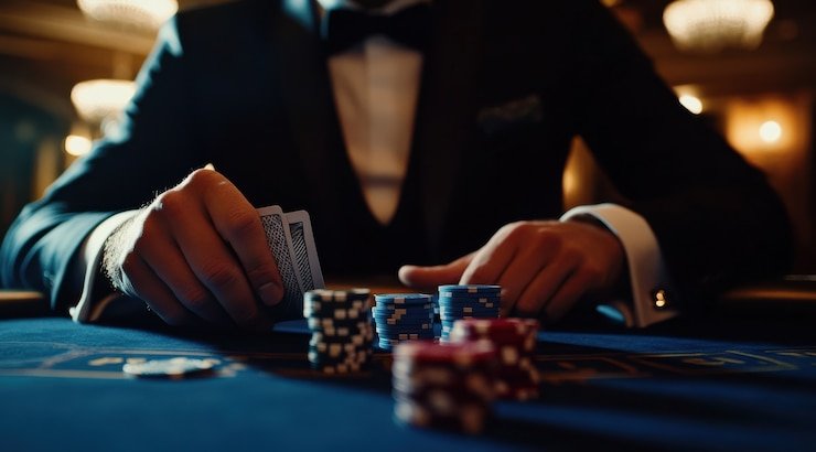 Antarmuka permainan Evolution Gaming Blackjack Live di alphaslot777